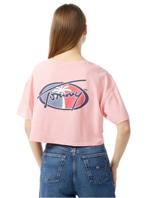 TOMMY JEANS T-shirt Crop Oversize TOMMY | DW0DW17832TIC