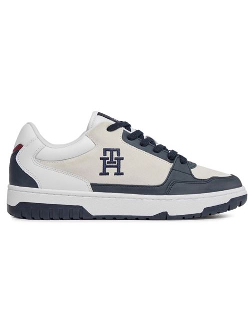 TOMMY HILFIGER Leather basketball sneakers TOMMY | FM0FM04873YBS