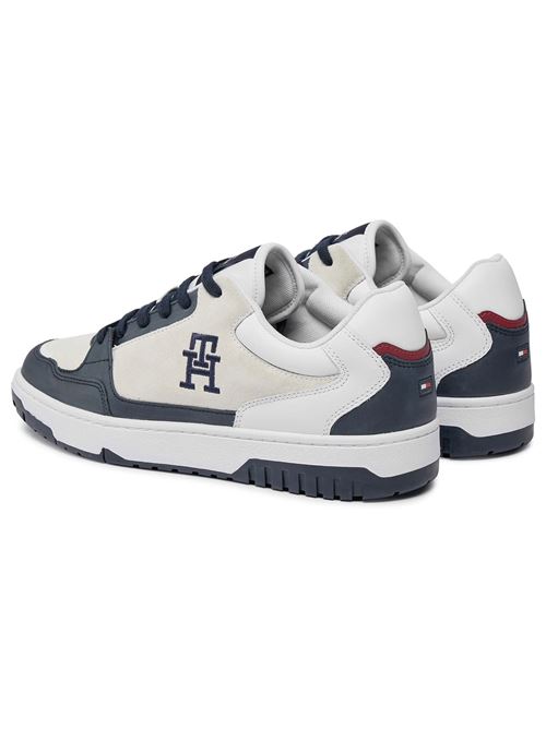 TOMMY HILFIGER Leather basketball sneakers TOMMY | FM0FM04873YBS