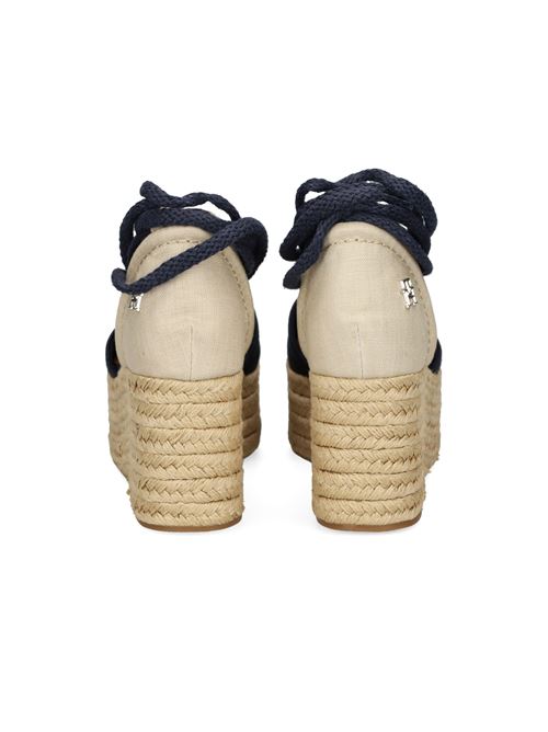 TOMMY HILFIGER Linen and rope wedges TOMMY | FW0FW07746DW6