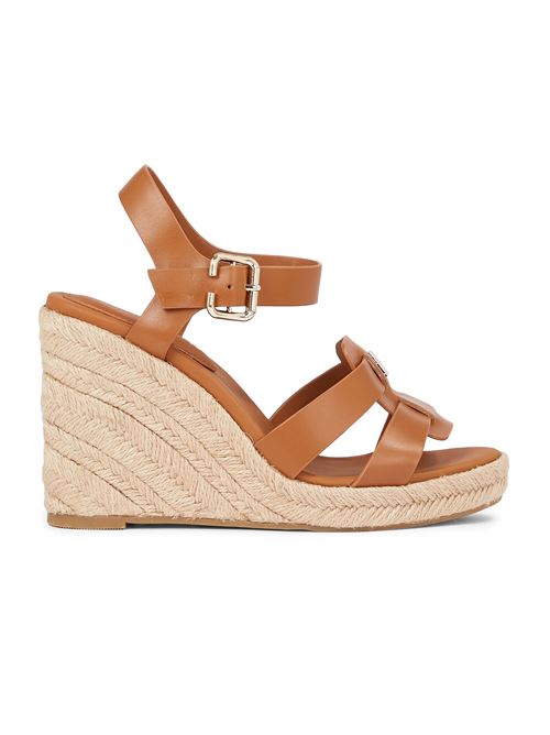 TOMMY HILFIGER Leather wedges TOMMY | FW0FW07925GQS