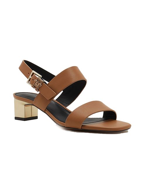 TOMMY HILFIGER Low leather sandals TOMMY | FW0FW08040GU9