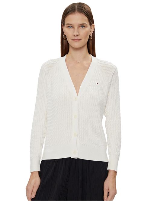 TOMMY HILFIGER Cardigan a trecce TOMMY | WW0WW40673YBL