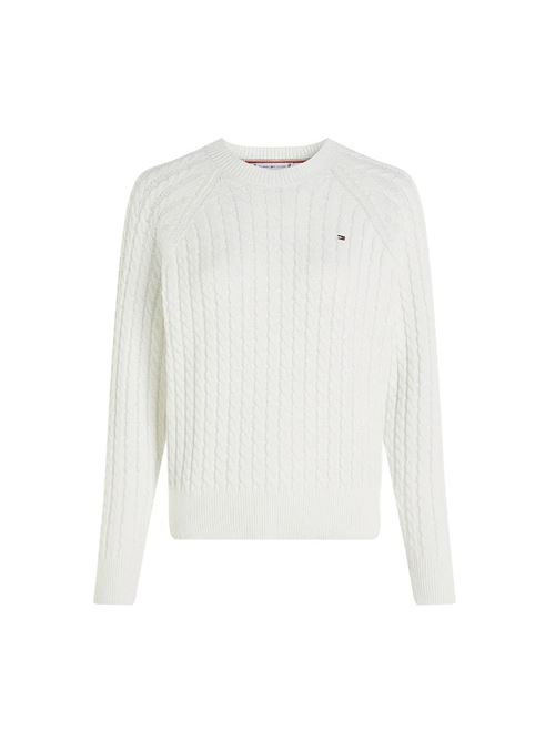 TOMMY HILFIGER Cable sweater TOMMY | WW0WW41142YBL