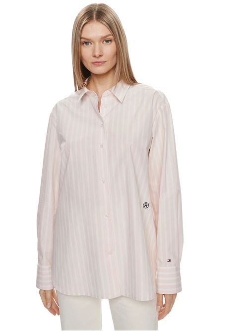 TOMMY HILFIGER Camicia oversize a righe TOMMY | WW0WW418540D1