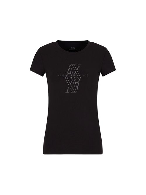 ARMANI EXCHANGE Logo T-shirt with rhinestones EXCHANGE | XW000512AF11929UC001