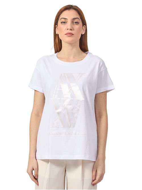 ARMANI EXCHANGE T-shirt with laminated logo EXCHANGE | XW000515AF10359U0002