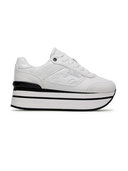 GUESS Sneakers Hindle 4g logo GUESS | FL5HNSPEL12WHITE