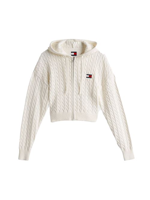 TOMMY HILFIGER Maglioncino intrecciato con zip TOMMY | DW0DW19334YBH